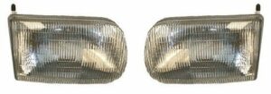 Headlight Headlamp Pair Set for 94-97 Mazda Pickup B 2300 3000 4000