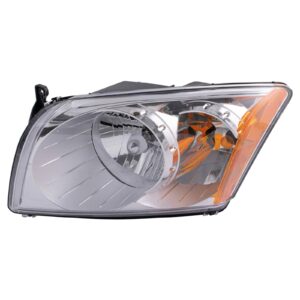 Headlight Headlamp Driver Side Left LH Compatible with 07-12 Dodge Caliber