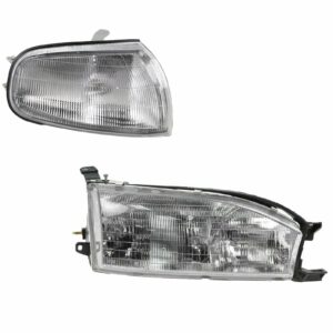 Headlight Lamp Parking Marker Signal RH Passenger Compatible with 92-94 Toyota Camry