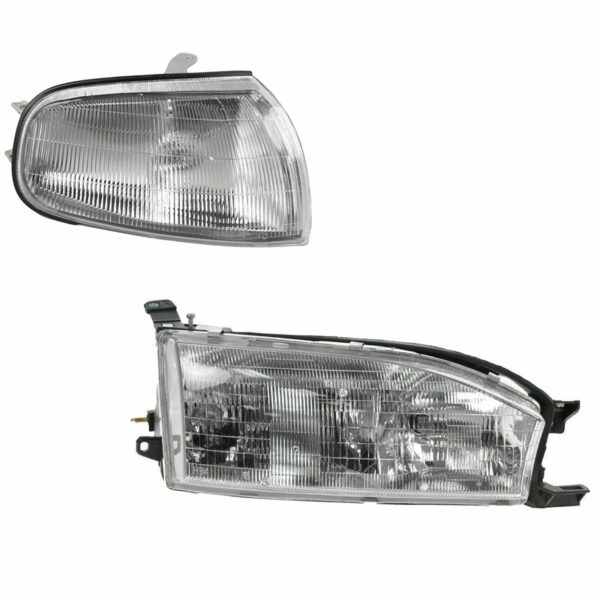 Headlight Lamp Parking Marker Signal RH Passenger Compatible with 92-94 Toyota Camry