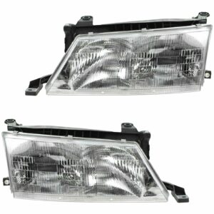 Headlights Headlamps Left & Right Pair Set for 95-97 Toyota Avalon