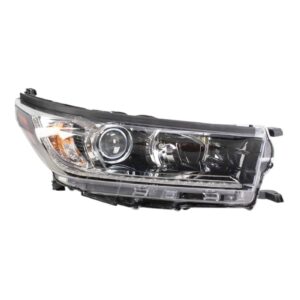 Right Headlight Compatible with 2017-2018 Toyota Highlander