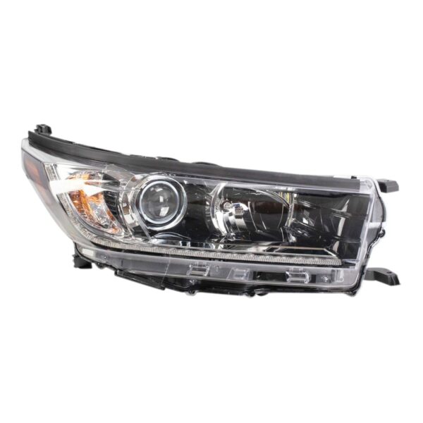 Right Headlight Compatible with 2017-2018 Toyota Highlander