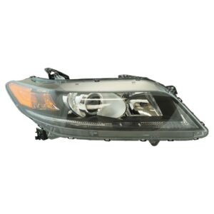 Halogen Headlight Lamp Assembly RH Passenger Side for Honda Accord Coupe 2.4L