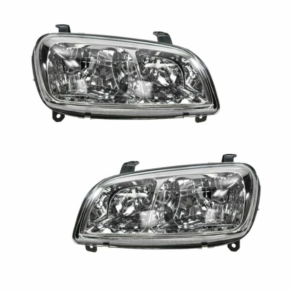 Headlights Headlamps Pair Set Left LH & Right RH for 98-00 Toyota Rav4