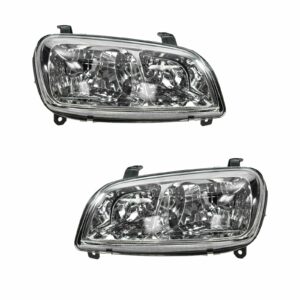 Headlights Headlamps Pair Set Left LH & Right RH for 98-00 Toyota Rav4