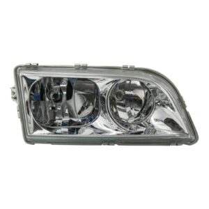 Headlight Lamp Assembly w/ Chrome Bezel Passenger Side RH Compatible with Volvo