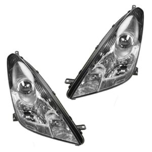 Headlights Headlamps Left & Right Pair Set for 00-05 Toyota Celica