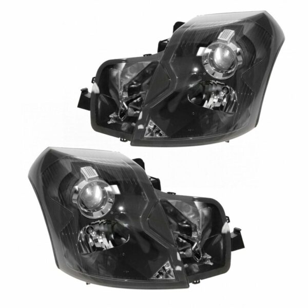 Headlights Headlamps Left & Right Pair Set for 03-07 Cadillac CTS