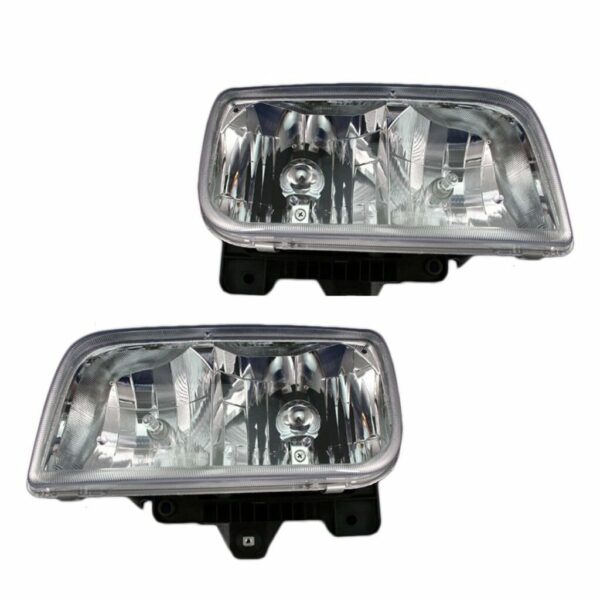 Headlights Headlamps Pair Set for 99-00 Cadillac GMC Escalade Denali