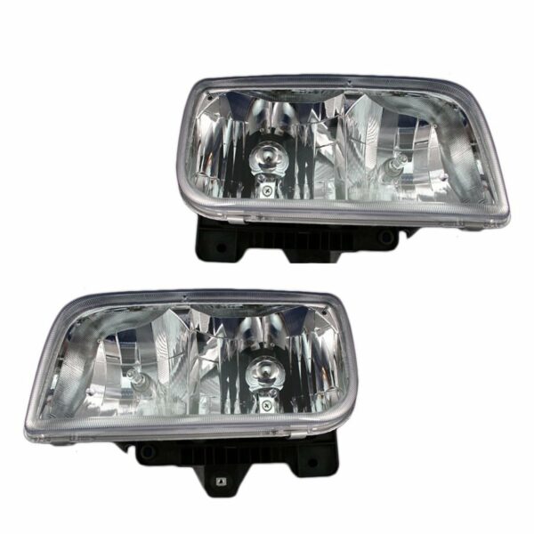 Headlights Headlamps Pair Set for 99-00 Cadillac GMC Escalade Denali