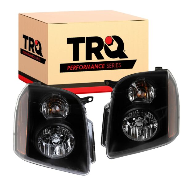 TRQ Performance Headlight Set Fits 2007-2014 GMC Yukon