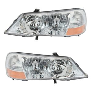 HID Xenon Headlights Headlamps Left & Right Pair Set for 02-03 Acura TL