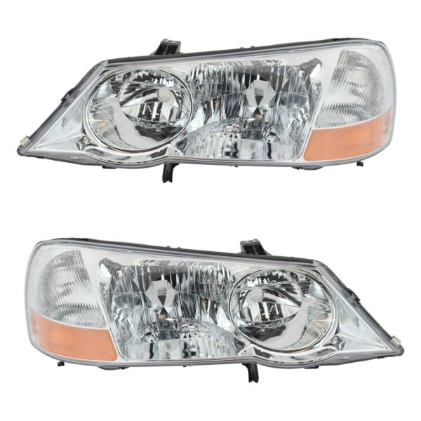 HID Xenon Headlights Headlamps Left & Right Pair Set for 02-03 Acura TL