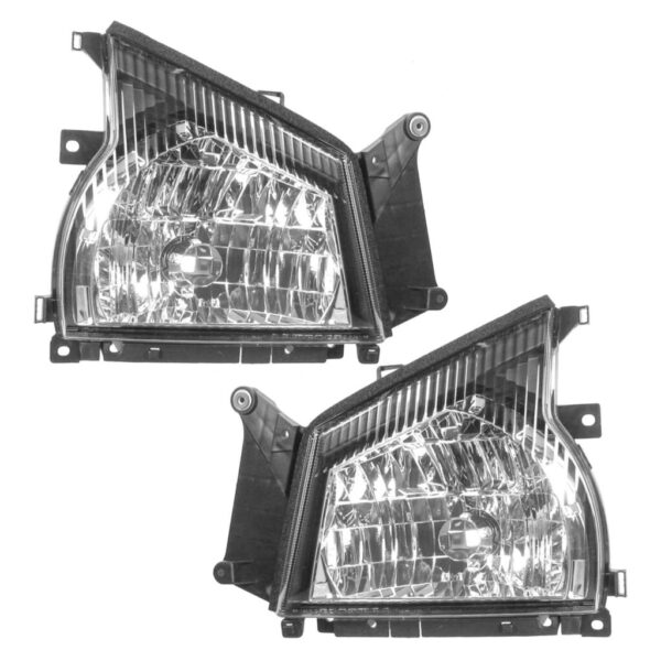 Headlight Lamp Left/Right Pair Set for 04-07 Isuzu NPR NQR GMC W Series Truck