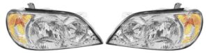 Headlights Headlamps Left & Right Pair Set For 02-05 Kia Sedona