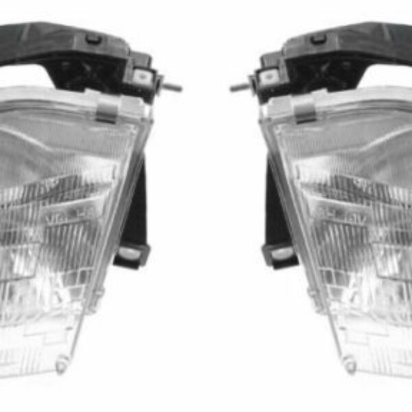 Headlights Headlamps Pair Set for 93-97 Geo Prizm