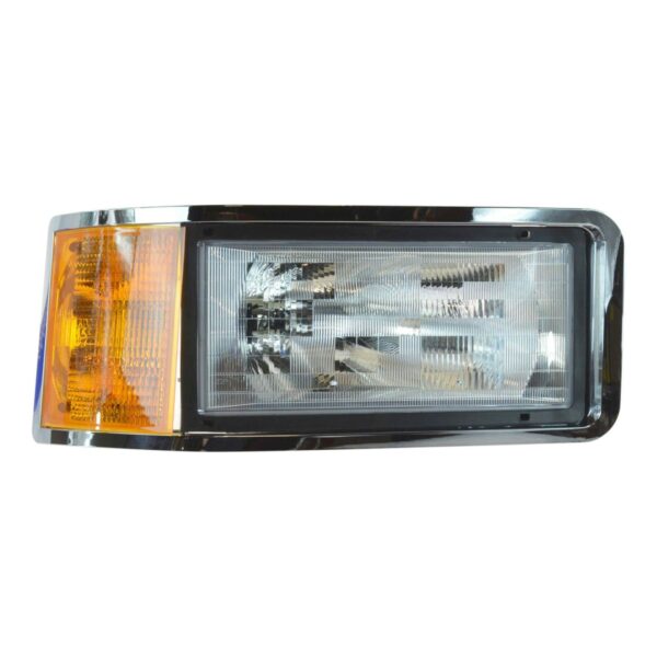 Headlight & Bezel with Parking Lamp Assembly RH Passenger side for Mack