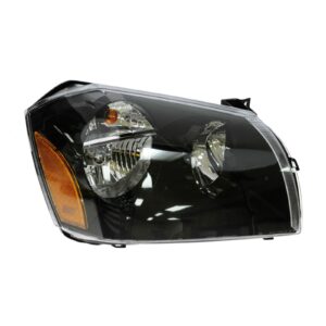Headlight Headlamp w/ Black Bezel Passenger Side Right RH for 05-07 Dodge Magnum