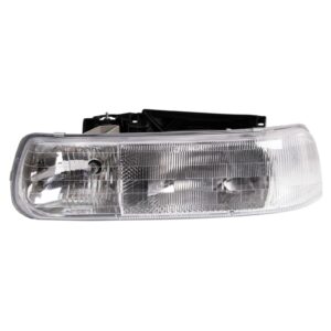 Left Headlight Compatible with 99-02 Chevrolet Silverado 00-06 Suburban Tahoe