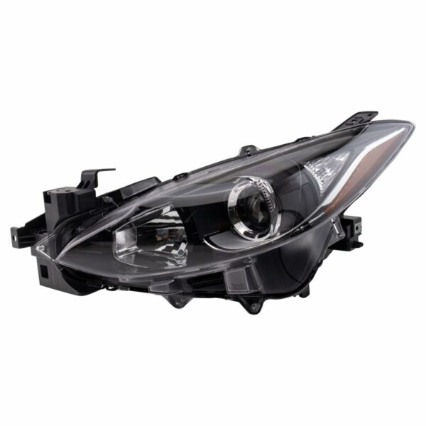 Halogen Headlight Lamp Assembly Driver Side LH LF Compatible With Mazda 3