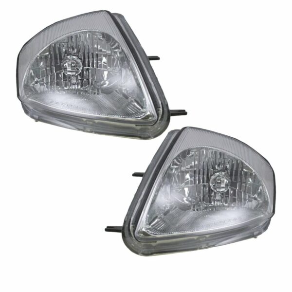 Headlights Headlamps Pair Set for 03-05 Mitsubishi Eclipse