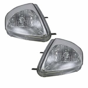 Headlights Headlamps Pair Set for 03-05 Mitsubishi Eclipse