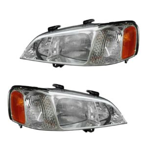 Headlights Headlamps Left & Right Pair Set for 99-01 Acura TL