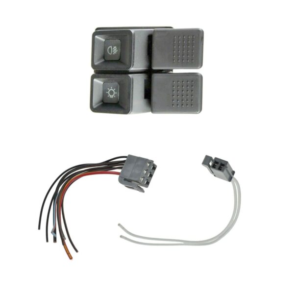 Headlight Headlamp Switch w/ Plugs Wiring for Ford Mustang GT w/ Foglights