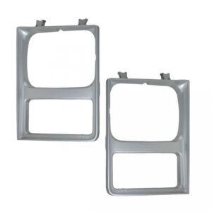 Headlight Trim Bezel Surround Pair Set Compatible with Blazer Suburban Pickup Truck