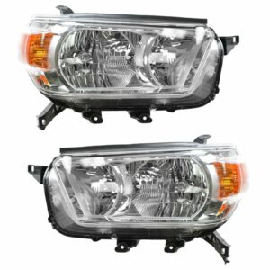Front Headlight Headlamp Light Lamp Pair Set for Toyota 4Runner Limited SR5