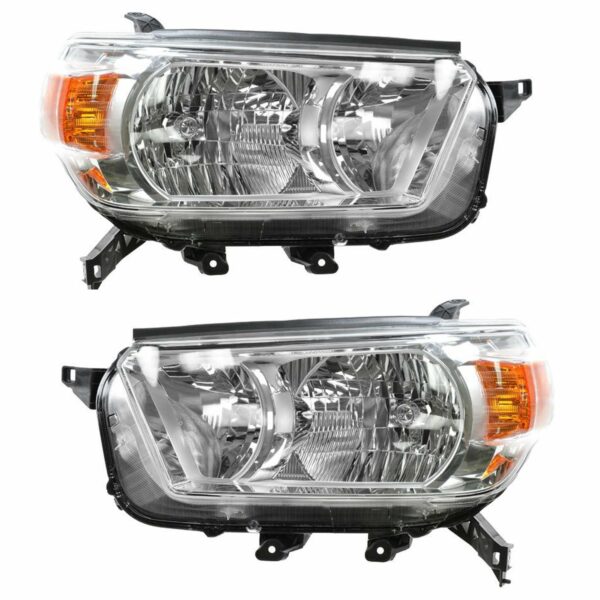 Front Headlight Headlamp Light Lamp Pair Set for Toyota 4Runner Limited SR5
