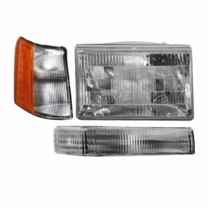 Headlights & Parking Corner Lights Passenger Side Right RH for Grand Cherokee