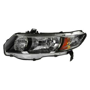 Headlight Headlamp LH Left Hand Driver Side for 10-11 Honda Civic 2 Door Coupe