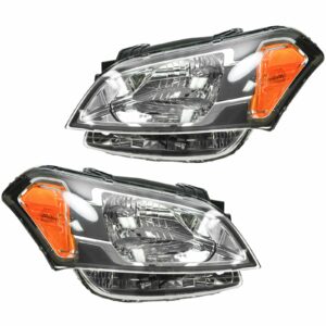 Headlight Headlamp Light Lamp Left LH & Right RH Pair Set Kit for 10-11 Soul