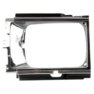 Front Headlight Bezel LH Driver Side for 84-86 Toyota 4Runner Pickup