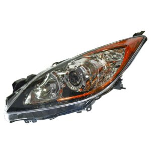 Halogen Headlight Headlamp Driver Side Left LH for 10-13 Mazda3 Mazda 3