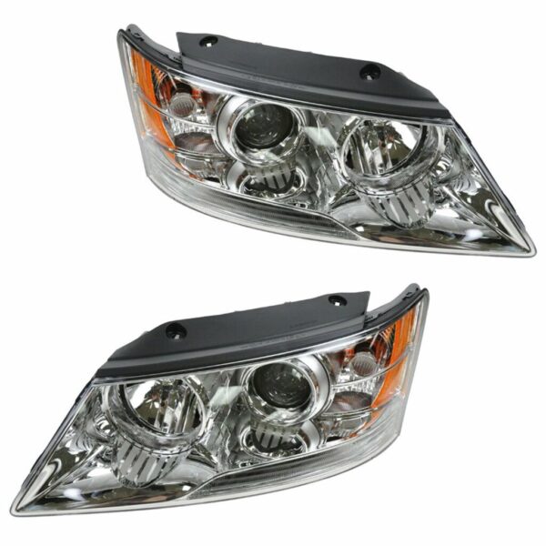 Headlight Headlamp Left & Right Pair Set for 09-10 Sonata