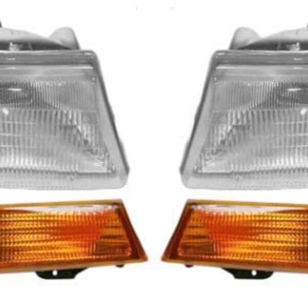 Headlight Assembly Compatible With 1998-2000 Ford Ranger Driver and Passenger Side