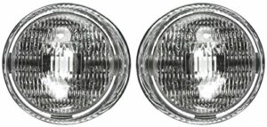 Inner Inside Headlights Headlamps Left & Right Pair Set for Freightliner Century