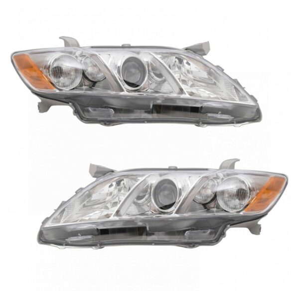 Headlight Set Compatible with 2007-2009 Toyota Camry