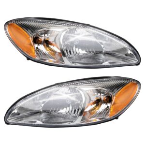 Headlight Set Compatible with 2000-2007 Ford Taurus