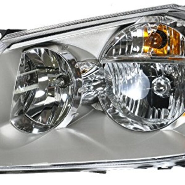 Headlight Headlamp w/ Chrome Housing Driver Side Left LH for 05-07 Dodge Magnum