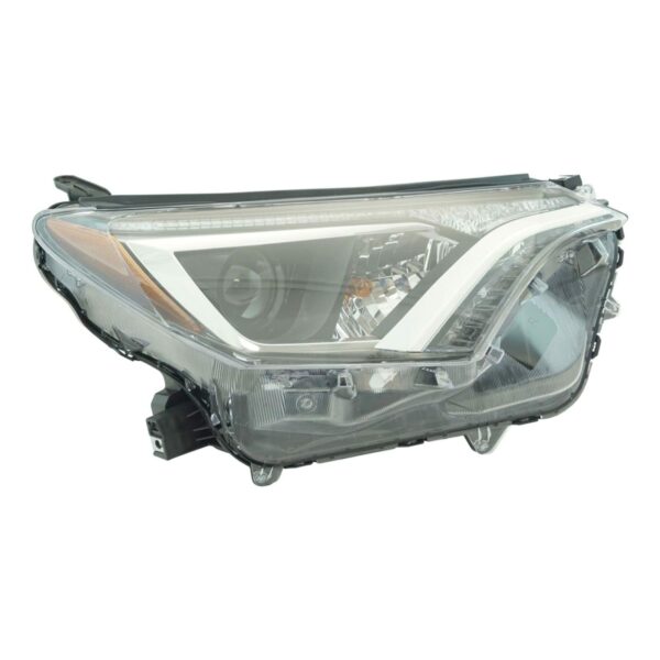 Halogen Headlight Lamp Assembly RH RF Passenger Side Compatible With Toyota Rav4