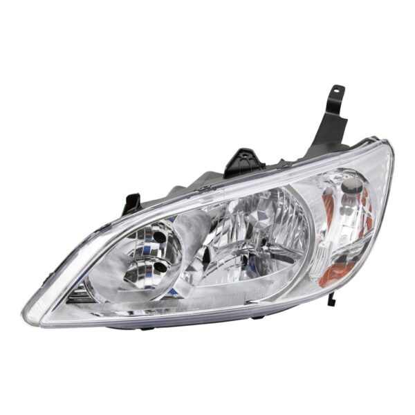 Headlight Headlamp LH Left Hand Driver Side Compatible with 04-05 Honda Civic