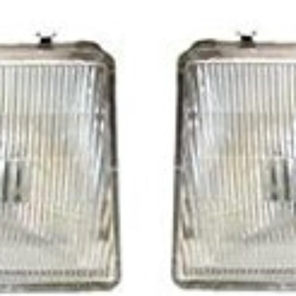 Headlights Headlamps Left & Right Pair Set for Chrysler Lebaron Spirit Acclaim
