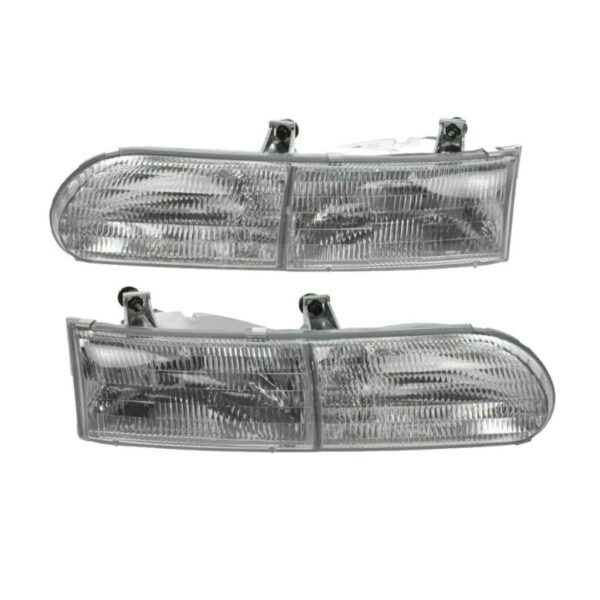 Headlamps Headlights Left LH & Right RH Pair Set for Ford Taurus