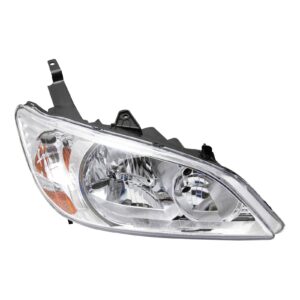 Headlight Headlamp RH Right Hand Passenger Side Compatible with 04-05 Honda Civic