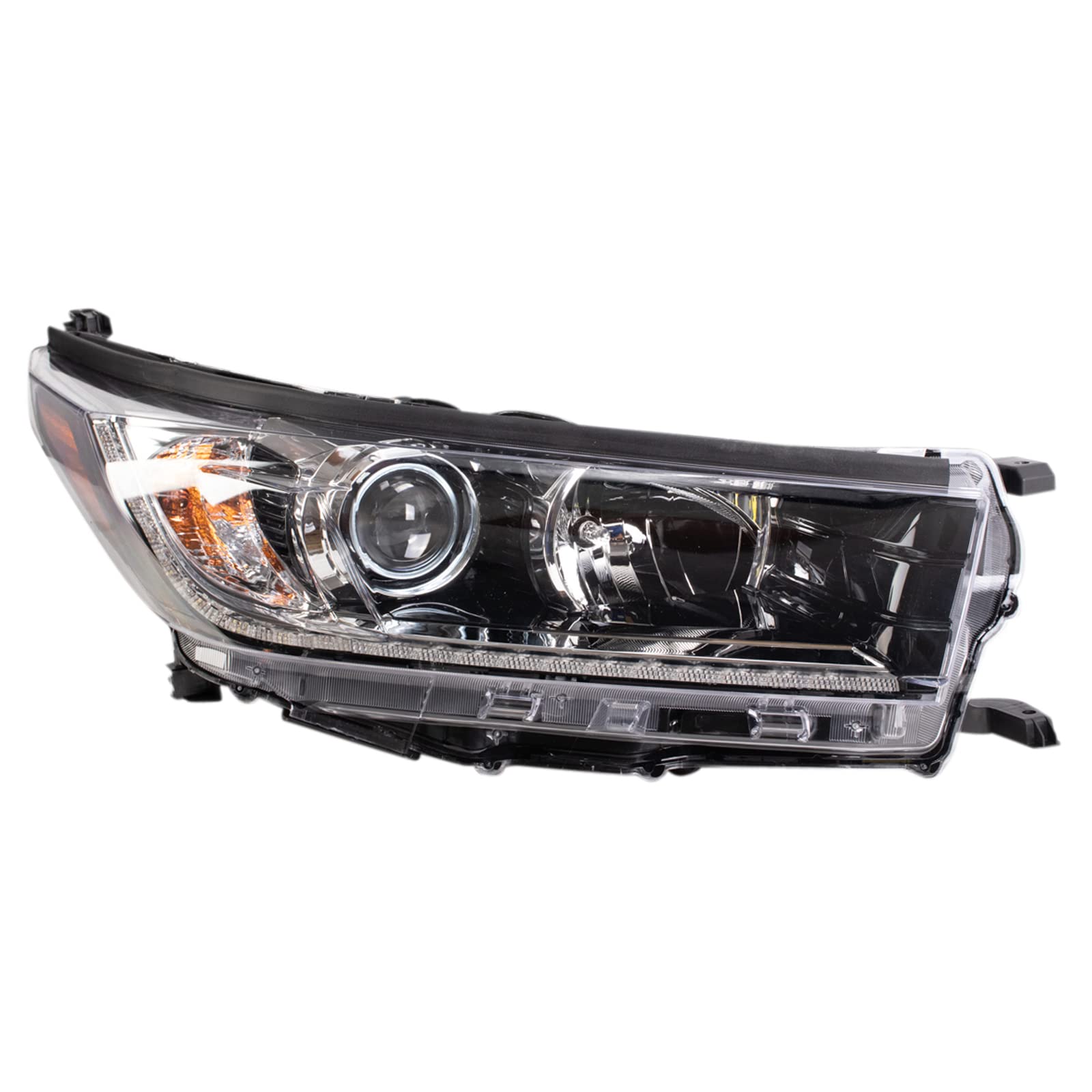 Right Headlight Compatible with 2017-2018 Toyota Highlander