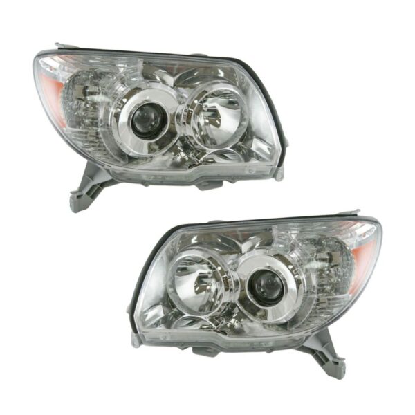 Headlights Headlamps Left & Right Pair Set for 06-09 Toyota 4Runner